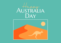 Australia Day Postcard Image Preview