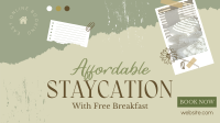  Affordable Staycation  Facebook event cover Image Preview