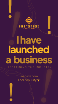 Corporate Business Launch Instagram Story Design