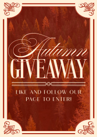 Autumn Giveaway Flyer Design