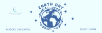 Restore Earth Day Twitter Header Preview