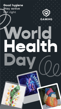 Retro World Health Day Instagram Reel Image Preview