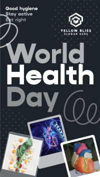 Retro World Health Day Instagram Reel Image Preview