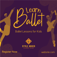 Kids Ballet Lessons Instagram post Image Preview