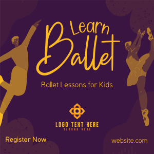 Kids Ballet Lessons Instagram post Image Preview