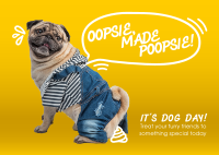 Oopsie Made Poopsie Postcard Image Preview