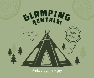 Weekend Glamping Rentals Facebook post Image Preview