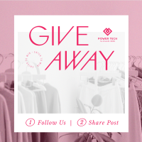 Fashion Style Giveaway Instagram post Image Preview