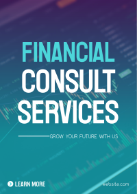 Simple Financial Services Poster Design