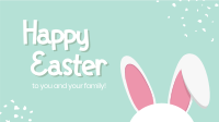 Easter Bunny Ears Facebook Event Cover Image Preview