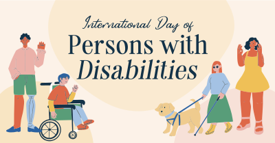 Simple Disability Day Facebook ad Image Preview