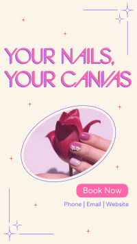 Nail Salon Services TikTok Video Design