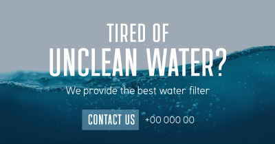 Water Filtration Facebook ad Image Preview