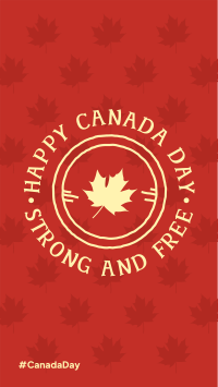 Canada Day Badge Facebook story Image Preview