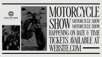 Retro Motorcycle Show Animation Design