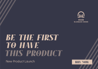 Striked Product Launch Postcard Design