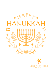 Happy Hanukkah Poster Design
