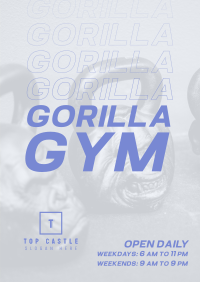 Ape Gym Flyer Image Preview