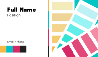 Color Palette Business Card Image Preview