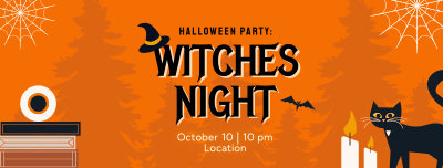 Witches Night Facebook cover Image Preview