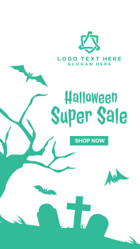 Halloween Super Sale Facebook Story Design