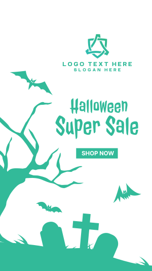 Halloween Super Sale Facebook story Image Preview