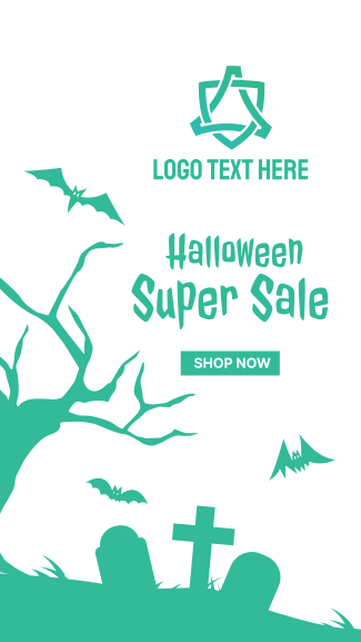 Halloween Super Sale Facebook story