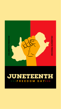 Juneteenth Freedom Celebration TikTok video Image Preview