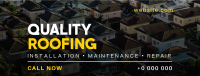 Quality Roofing Services Facebook Cover Image Preview