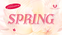 Floral Welcome Spring Facebook Event Cover Image Preview