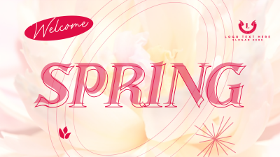 Floral Welcome Spring Facebook event cover Image Preview