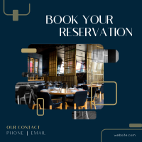 Restaurant Booking Instagram post Image Preview