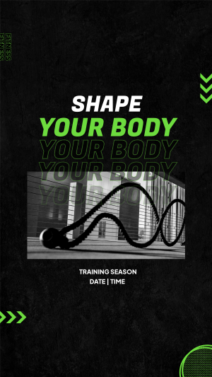 Shape Your Body Instagram story Image Preview