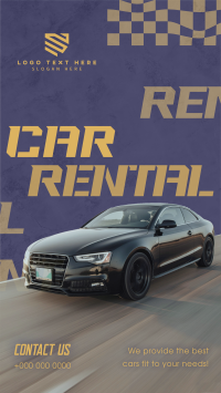 Edgy Car Rental Instagram Story Design