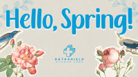 Scrapbook Hello Spring Facebook Event Cover Image Preview