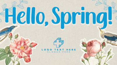Scrapbook Hello Spring Facebook event cover Image Preview