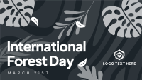 Abstract Forest Day Facebook Event Cover Design