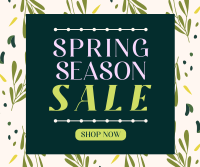 Spring Season Sale Facebook Post Design