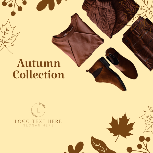 Autumn Vibes Apparel Instagram Post Design Image Preview