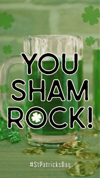St. Patrick's Shamrock Instagram Story Design