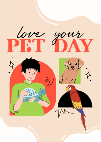 Loving Your Pet Flyer Design