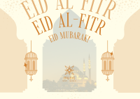 Eid Spirit Postcard Design