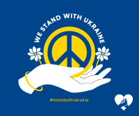 Ukraine Peace Hand Facebook post Image Preview