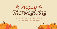 Happy Thanksgiving Facebook Ad Design