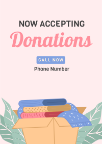 Box of Donation Poster Design