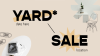 Minimalist Yard Sale Facebook event cover Image Preview