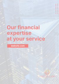 Financial Service Building Poster Image Preview