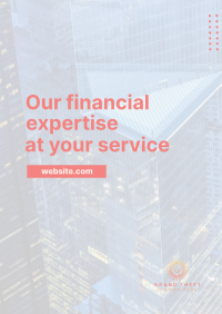 Financial Service Building Poster Image Preview