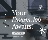 Apply your Dream Job Facebook Post Design