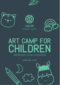 Art Camp for Kids Flyer Image Preview